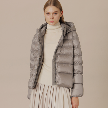 【Precious12月号】【L】ナイロンタフタダウンコート