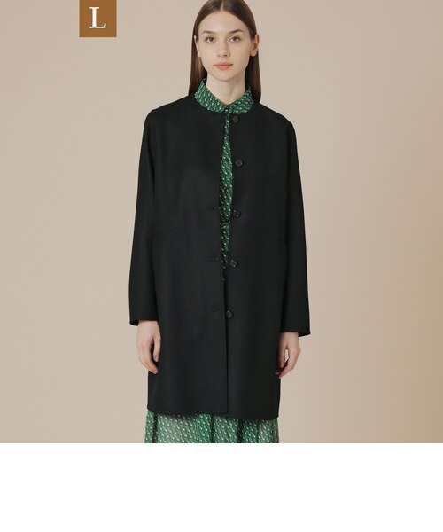 L】ライトウールリバーノーカラーコート｜マッキントッシュ ロンドンの