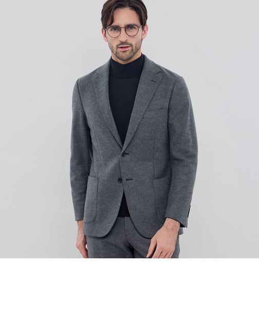 【WEB・一部店舗限定】【FLEX JERSEY】ウールメルトンジャージーセットアップジャケット