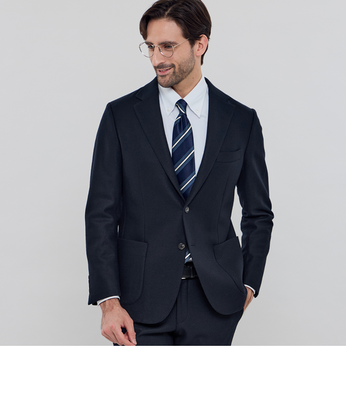 【WEB・一部店舗限定】【FLEX JERSEY】ウールメルトンジャージーセットアップジャケット