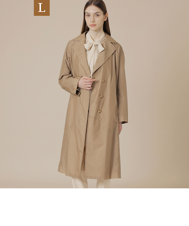 【L】【RESFON/レスフォン】ミニリップナイロンコート