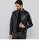 【Weather proofed Leather】レザーシングルライダースジャケット