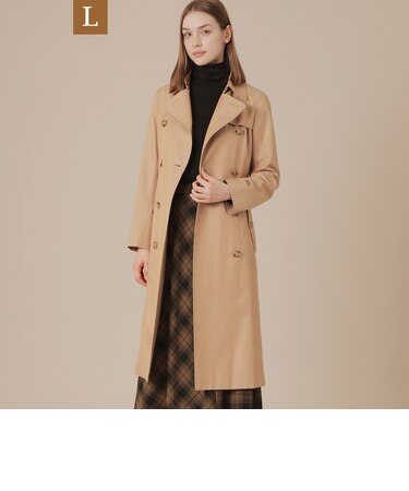 【L】【GABARDINE 19】【LOGIE/ロージー】トレンチコート