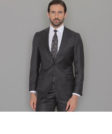 【NEW BRIDGE】【VITALE BARBERIS CANONICO/ヴィターレ・バルベリス・カノニコ】ツイル無地スーツ
