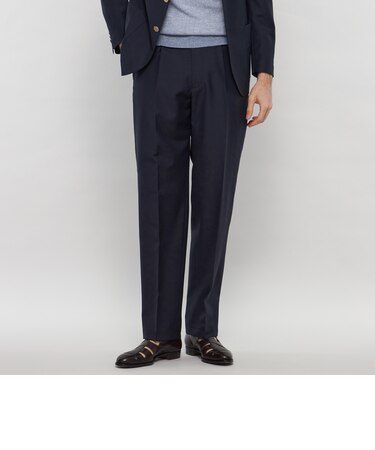 【LEON掲載】【DORMEUIL/ドーメル】【SUPER LITE TONIK】1プリーツトラウザーズ