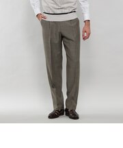 【DORMEUIL/ドーメル】【SUPER LITE TONIK】1プリーツグレンチェックトラウザーズ