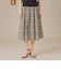 【L】ウォッシャブルシアーウールスカート