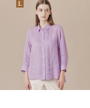 【L】シアーラミーシャツ