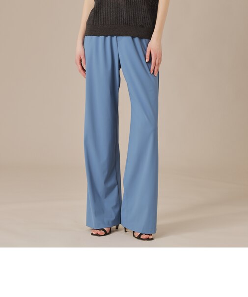 【Lesbury Easy Pants/レスベリー イージーパンツ】トリコットストレッチワイドパンツ