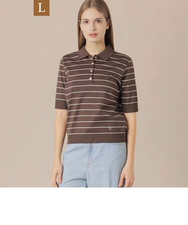 【L】シルケットフライスポロシャツ