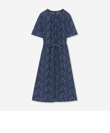【BIBURY FLOWER】ドローイングシャドーバイブリーワンピース