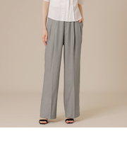 ファインキュプラポリエステルパンツ