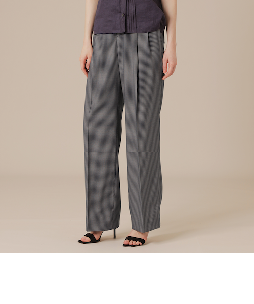 ファインキュプラポリエステルパンツ