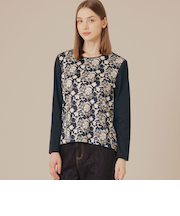 【BIBURY FLOWER】オータムバイブリーコンビプルオーバー