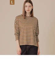 【L】ウォッシャブルウールプルオーバー