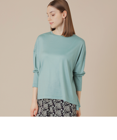 ウォッシャブルウールプルオーバー