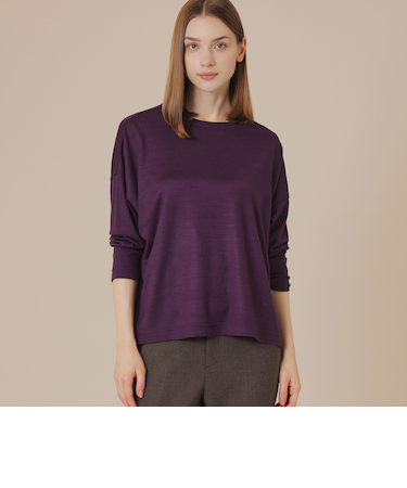 ウォッシャブルウールプルオーバー