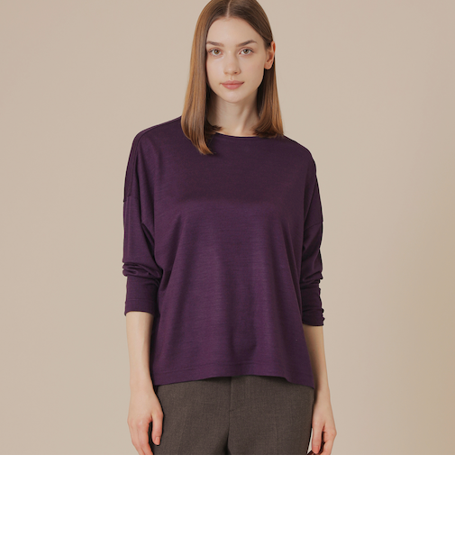 ウォッシャブルウールプルオーバー