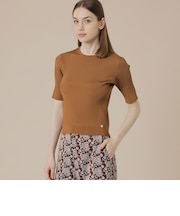 ブライトレーヨンニットプルオーバー