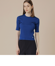 ブライトレーヨンニットプルオーバー