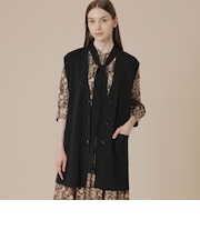 クリアニットジレ