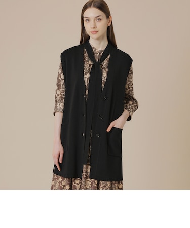 クリアニットジレ