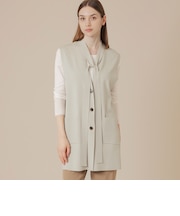 クリアニットジレ