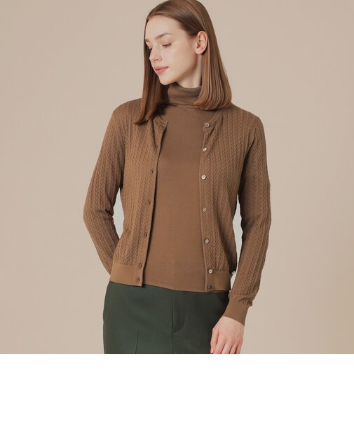 クリアニットレーシーカーディガン