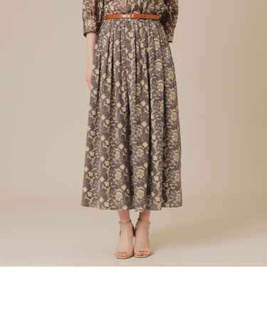 【BIBURY FLOWER】オータムバイブリースカート