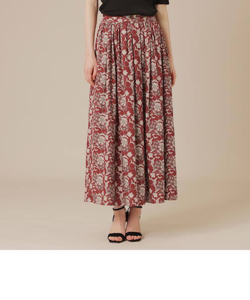 【BIBURY FLOWER】オータムバイブリースカート