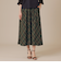 ファインキュプラポリエステルチェックスカート