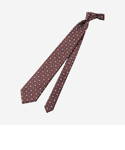 花小紋柄ネクタイ