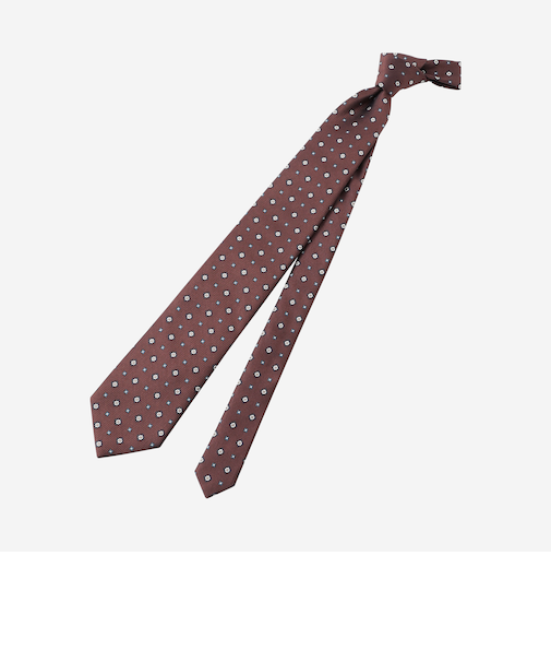 花小紋柄ネクタイ