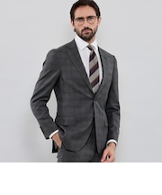 【NEW BRIDGE】【LoroPiana Fabric】チェックスーツ