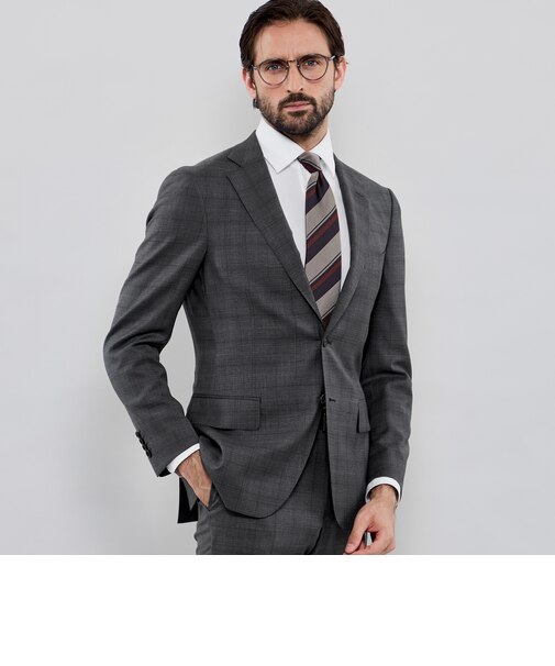 【NEW BRIDGE】【LoroPiana Fabric】チェックスーツ