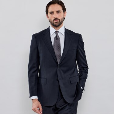 【OX BRIDGE】【DORMEUIL/ドーメル】シャドーストライプスーツ