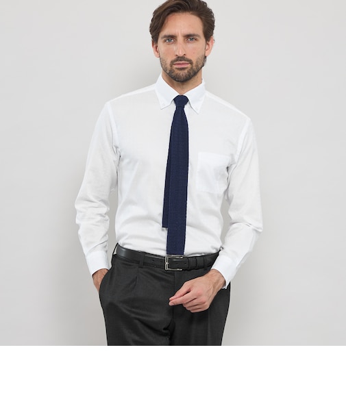 マイクロアンドリュージャカードボタンダウンシャツ