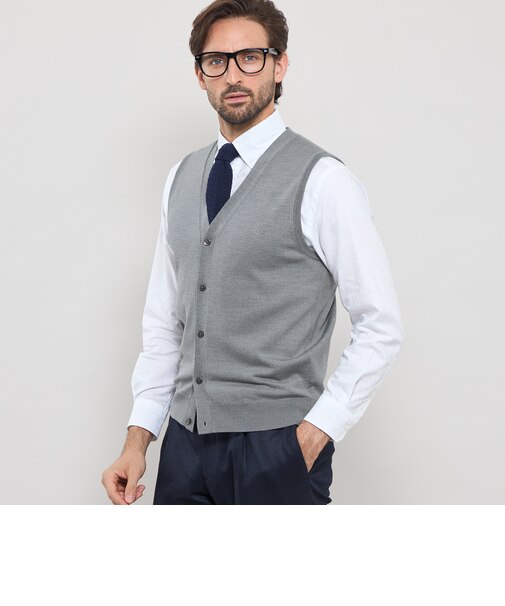 14ゲージウォッシャブルウールベスト