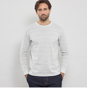 タックボーダーロングスリーブTシャツ