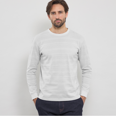 タックボーダーロングスリーブTシャツ