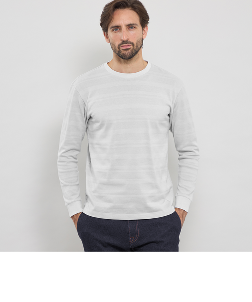 タックボーダーロングスリーブTシャツ