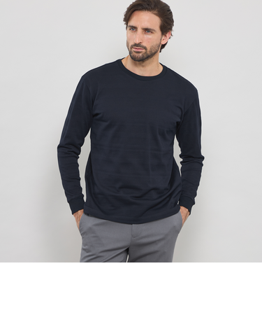 タックボーダーロングスリーブTシャツ