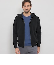 ダブルフェイスジップアップパーカー