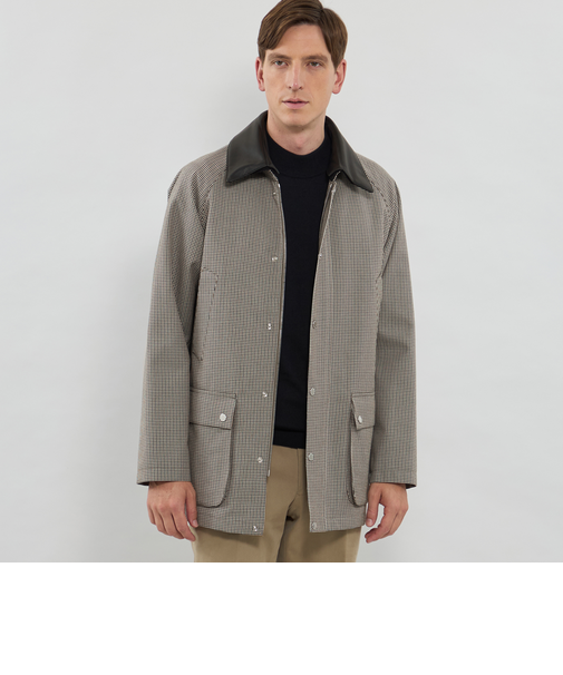 【LINGFIELD】【DORMEUIL】ウールコットンフィールドジャケット