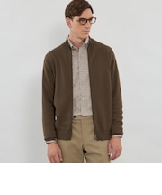 ハイゲージケーブルフルジップアップニット