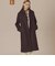 【L】【CHRYSTON/クリストン】ウールダブルクロスメルトンフーデットコート