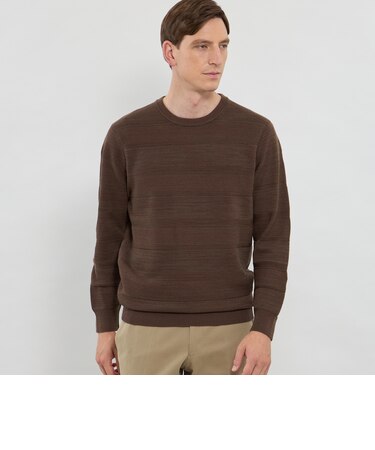 リンクスボーダークルーネックニット