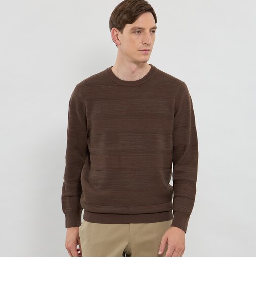 リンクスボーダークルーネックニット