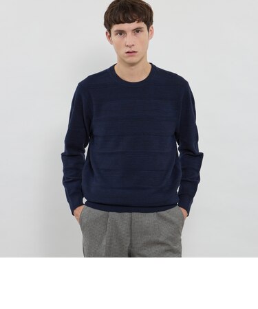 リンクスボーダークルーネックニット