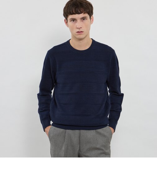 リンクスボーダークルーネックニット